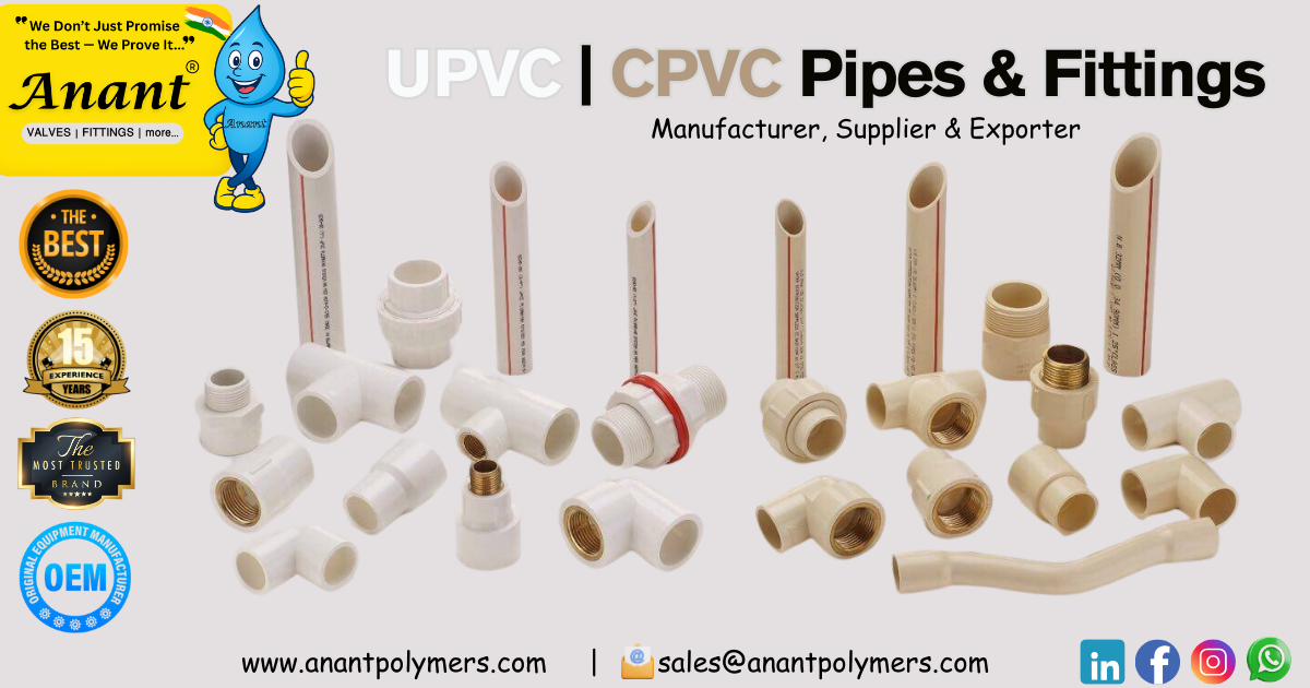 UPVC CPVC Pipes and Fittings in UK